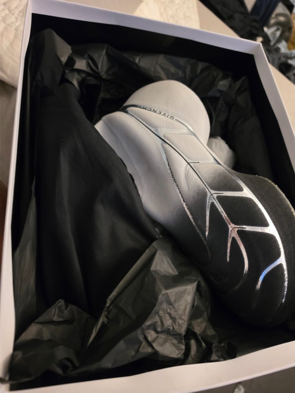 Givenchy tk-360+ low-top sneakers silver color - Picture 12 of 12